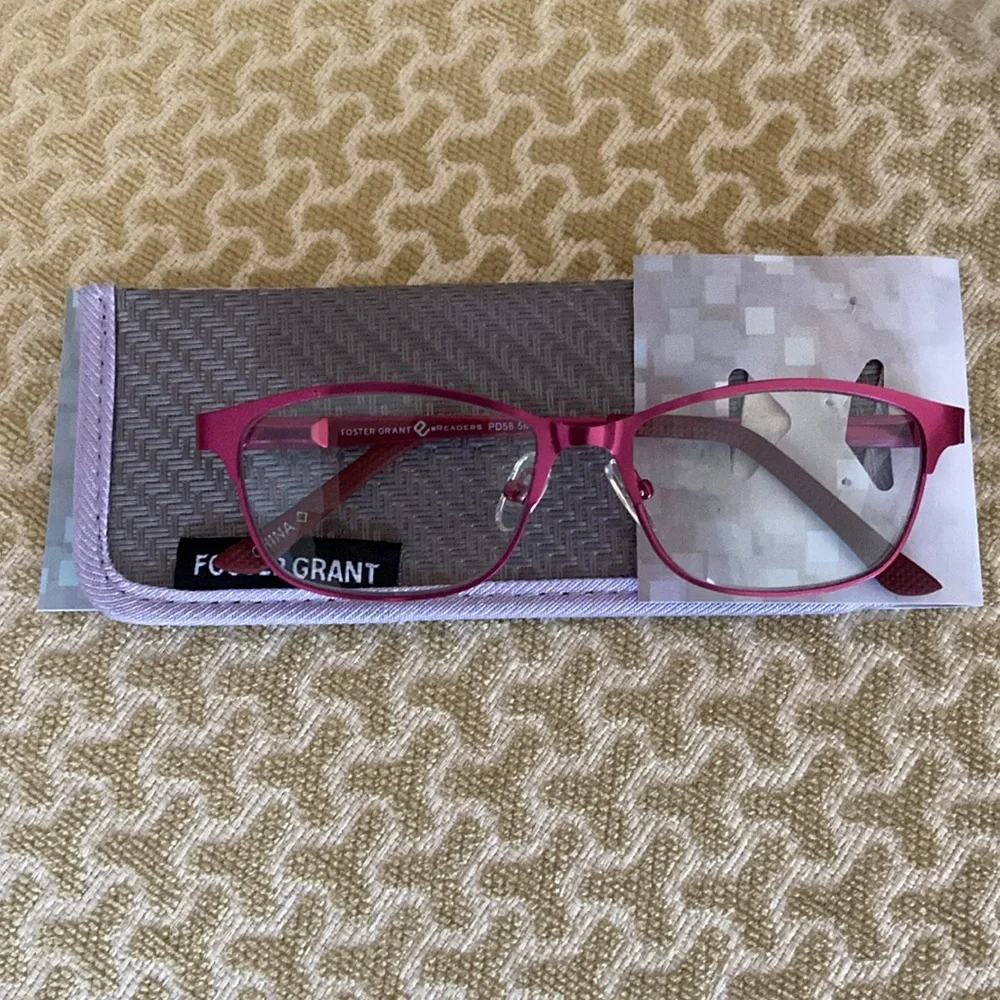 Foster Grant Readers +1.00 Strength TWO PAIRS NWT
